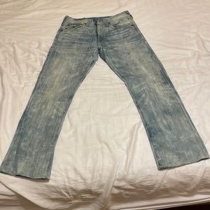 Men’s True Religion Jeans Ricky relaxed fit 33 x 31, Blue.